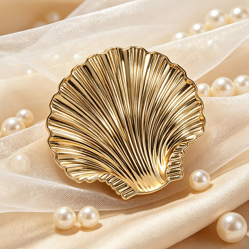 Broche de Metal Estilo Marino, Aleación metálica, para Ropa y Accesorios