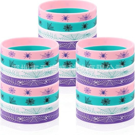 Spider Silicone Wristband Bracelet Hero Party Decoration Supplies Theme Boys Girls Birthday Gift Rubber Bracelet Spider Silicone Wristband Bracelet Hero Party Decoration Supplies Theme Boys Girls Birthday Gift Rubber Bracelet