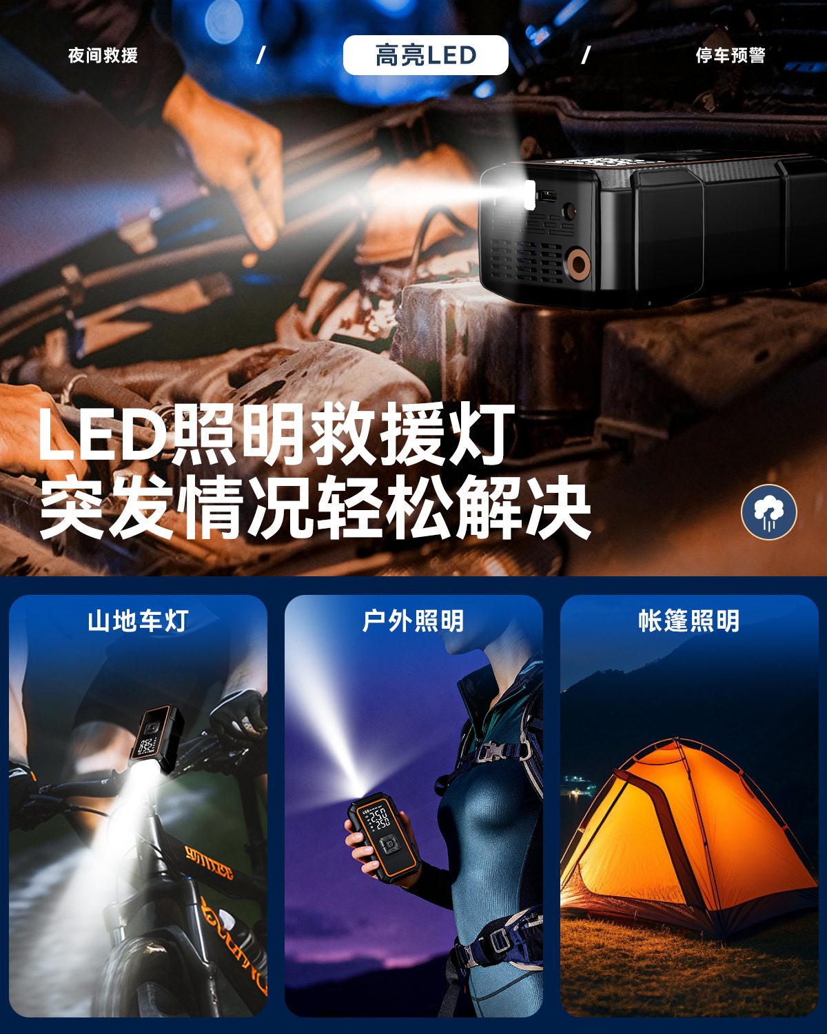 Cross-Border Exclusive Supply of Wireless Car Air Pumps, Portable Air Compressors, Automatic High-Pressure Fast Inflators for Car Tires