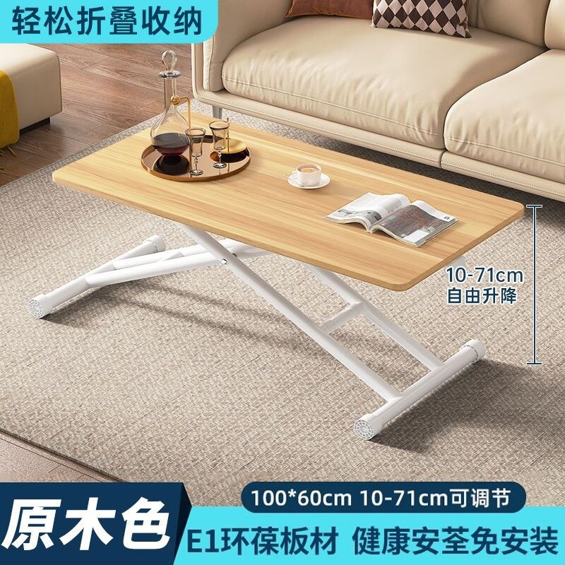mesa de té plegable elevable mesa de comedor mesa plegable móvil casa de alquiler de pequeña casa mesa de computadora simple mesa de oficina