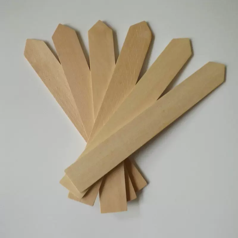 定制组合插地牌苗木花卉木质标签大麦水稻插地签 植物园林地插牌