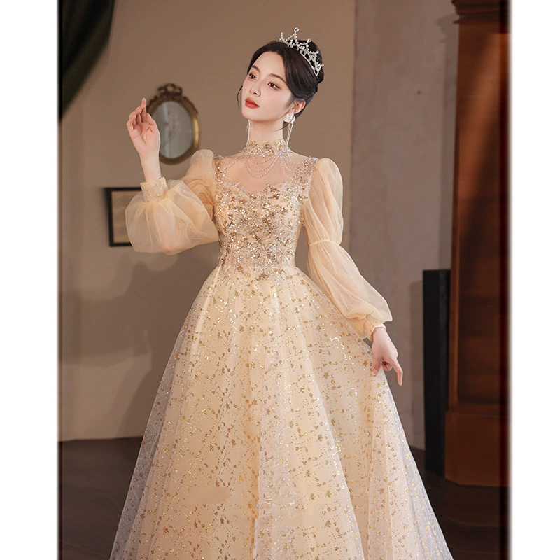 Elite evening dress, high-end, french style