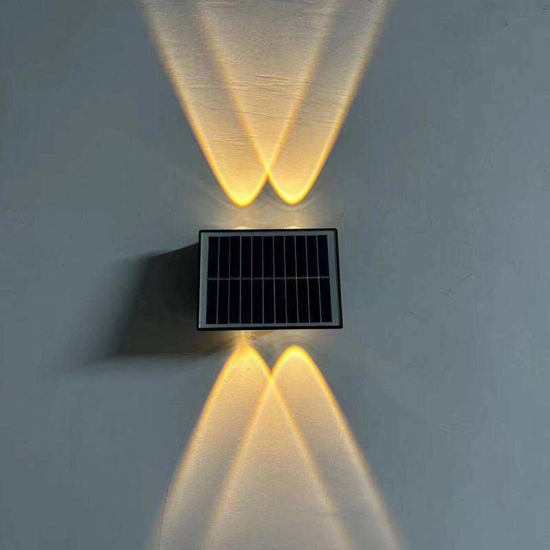 Lámpara Solar de Pared Popular Transfronteriza, Impermeable, LED para Exteriores, Iluminación de Patio, Ahorro de Energía