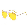 Decorations suitable for men and women, glasses, cute children's sunglasses, flowered