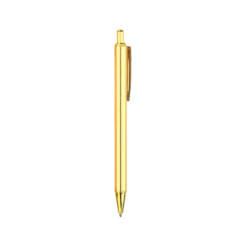Pluma de bola de metal de alta calidad personalizada puede imprimir logotipo grabado regalos de vacaciones publicidad pluma de firma mayorista