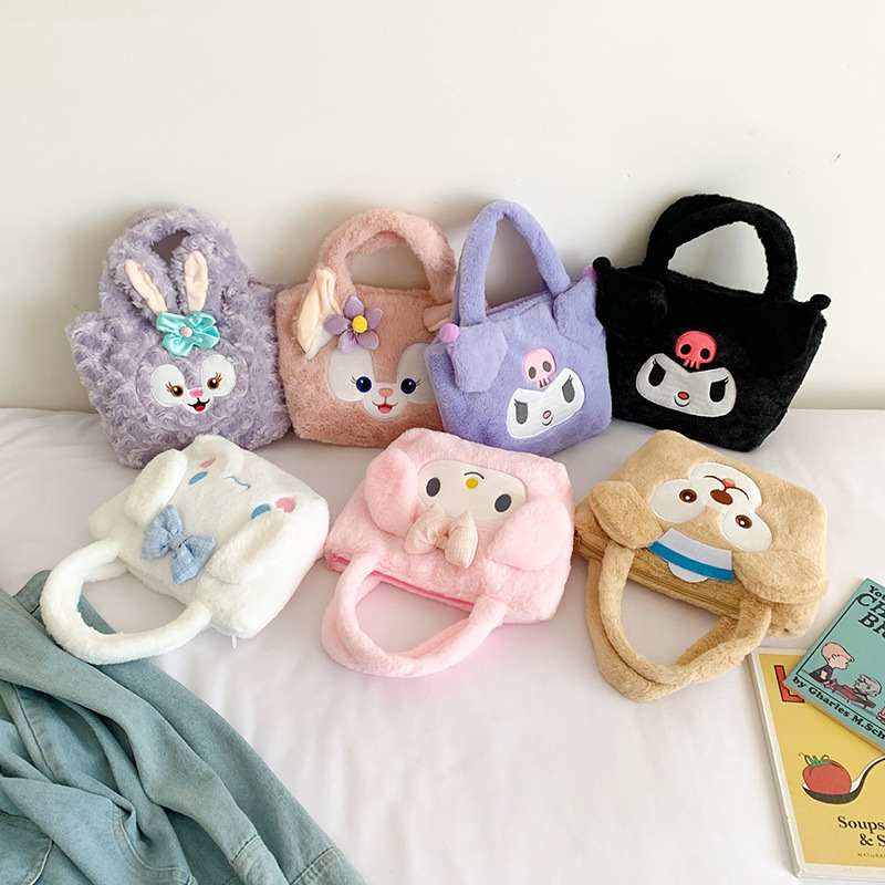クロスボーダーの女性のぬいぐるみのクロミの斜めのショルダーバッグの補習の袋のかわいい玉桂の犬のinsのハンドバッグの誕生日の贈り物|undefined