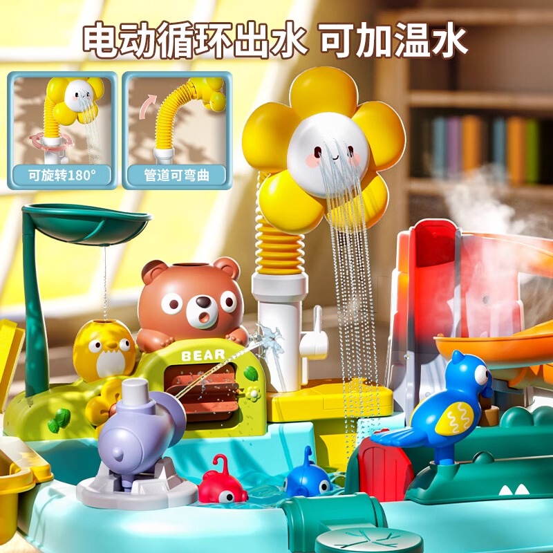 2025 新しい子供用食器洗い機のおもちゃの蛇口赤ちゃん水遊びキッチンままごと女の子子供の日のギフト|undefined
