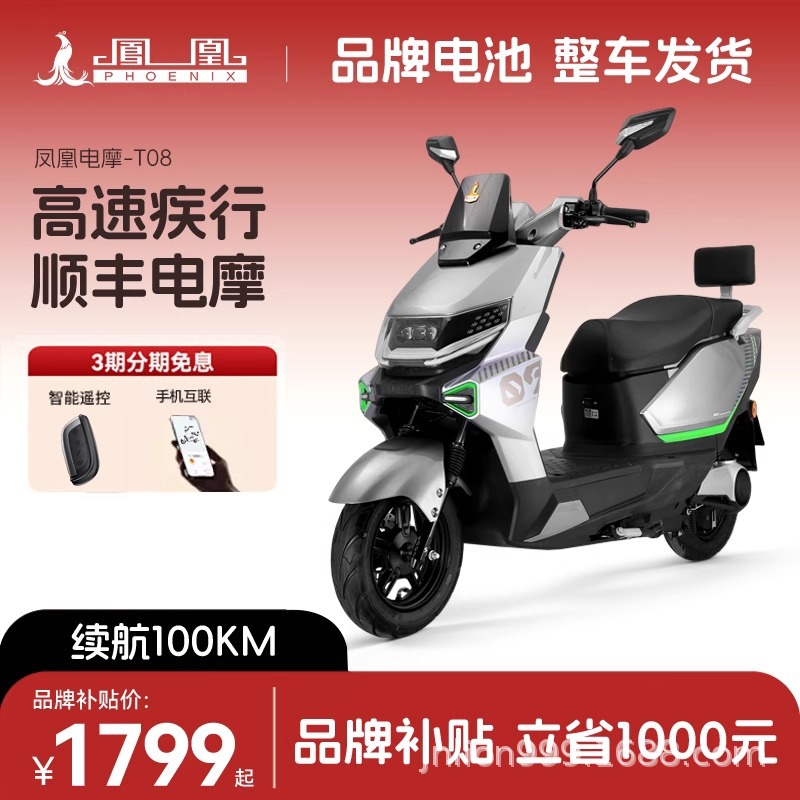 Phoenix Electric Motorcycle para adultos, motocicleta de alta velocidad, coche eléctrico de larga duración, 2025 nuevo coche eléctrico inteligente