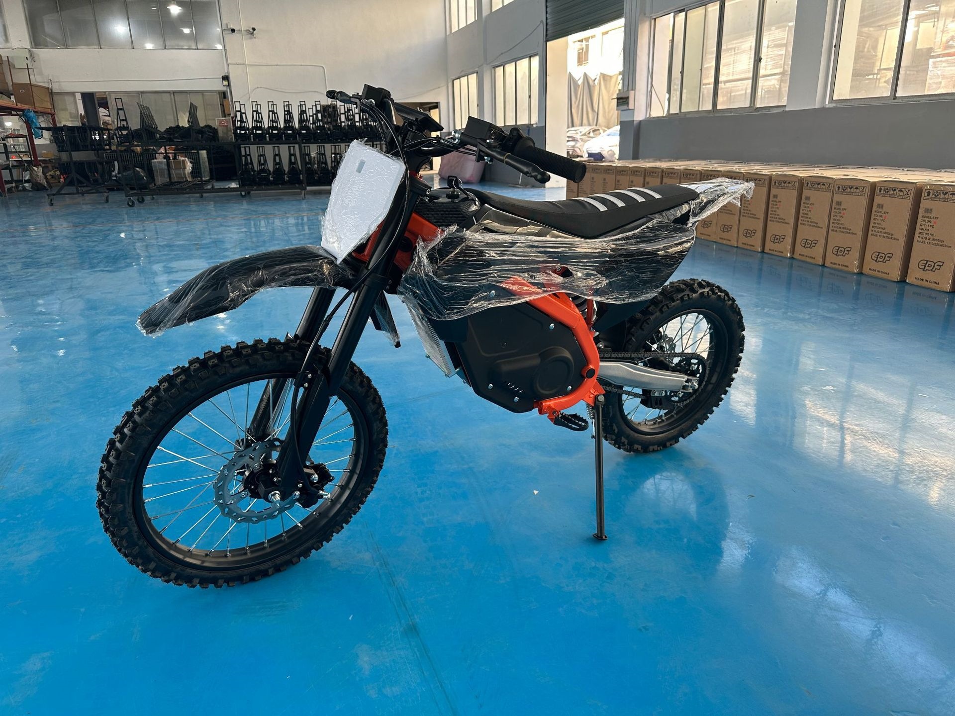 European and American cross-border electric off-road motorcycle 96V5000W large mountain racing light-peak lithium battery electric off-road vehicle