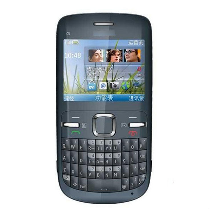 Cross-border foreign trade C3-00 GSM 2G non-smart mobile elderly straight board full keyboard elderly mobile phone