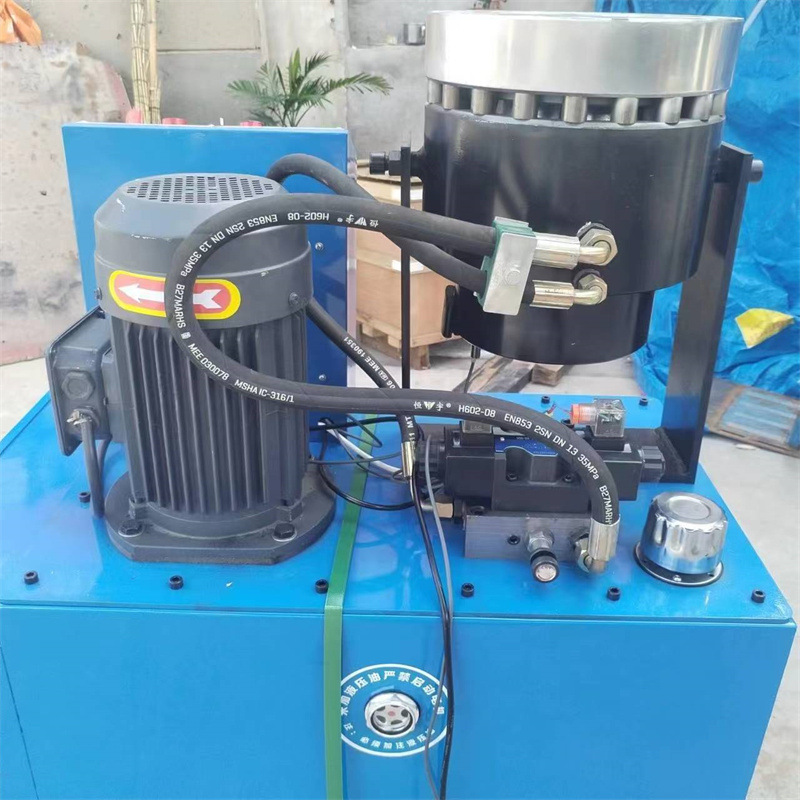 钢管缩管机 电动液压缩头机 大棚管材扣压机 立卧两用