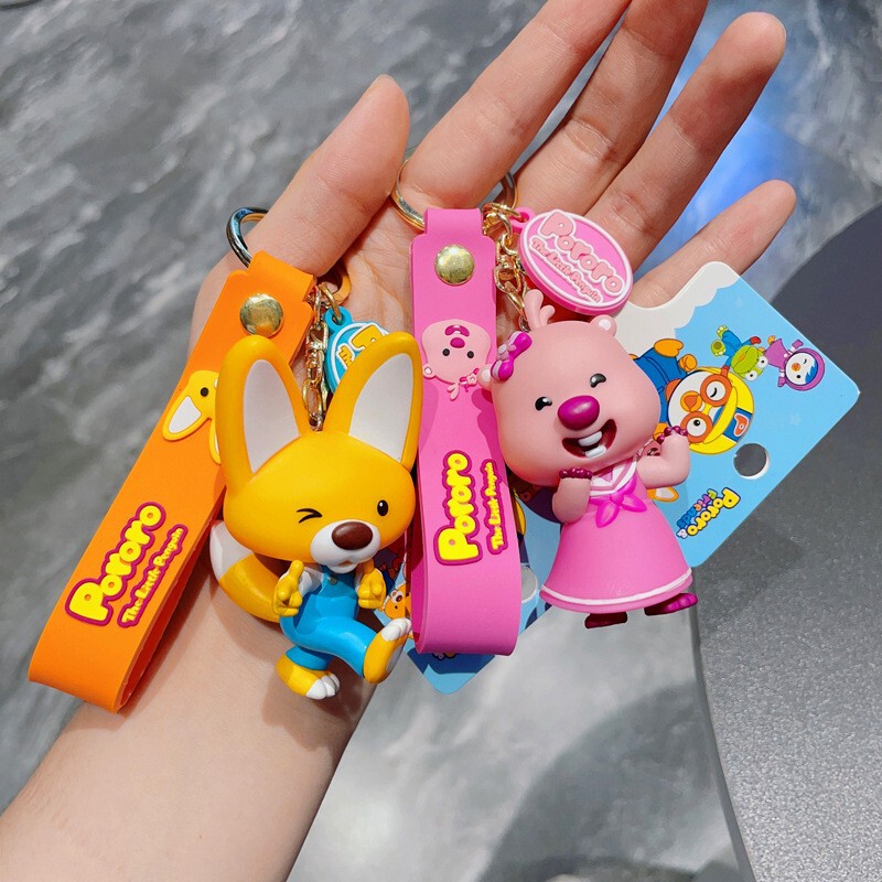 Genuine authorized creative Lele keychain pendant cute doll car key chain bag pendant small gift