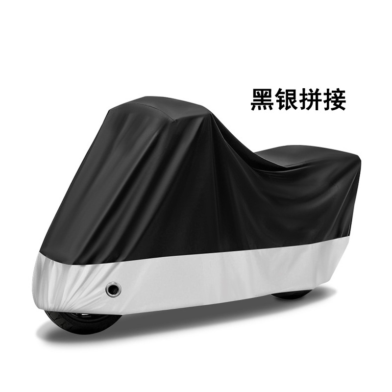 Ready Stock Supply of Oxford Cloth Motorcycle Covers, Sun-Proof and Rain-Proof Full Covers, Electric Vehicle Covers, Dust-Proof and Heat-Insulating Rain Covers