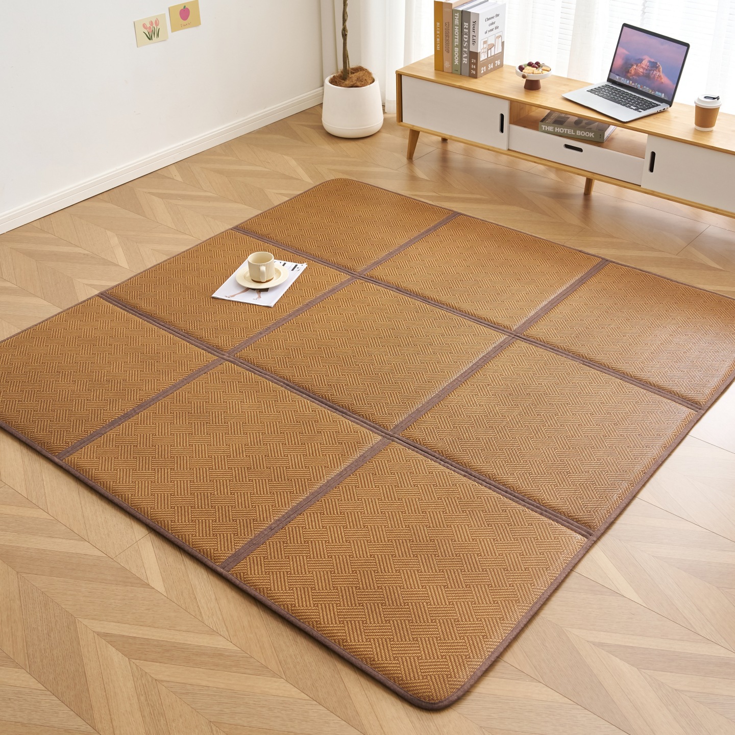 Nuevo tipo de estera de piso, estera de escalada, estera de piso doméstica de verano, estera de piso fría, estera de tatami plegable
