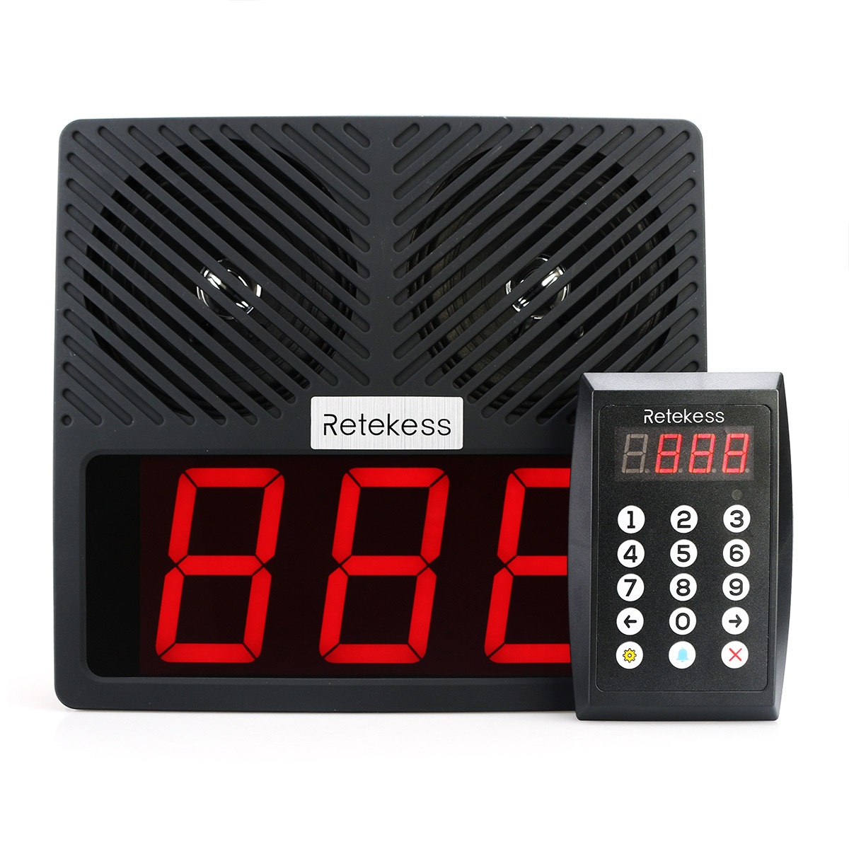 RETEKESS TD101双喇叭叫号器大音量 无线呼叫器银行柜台专用