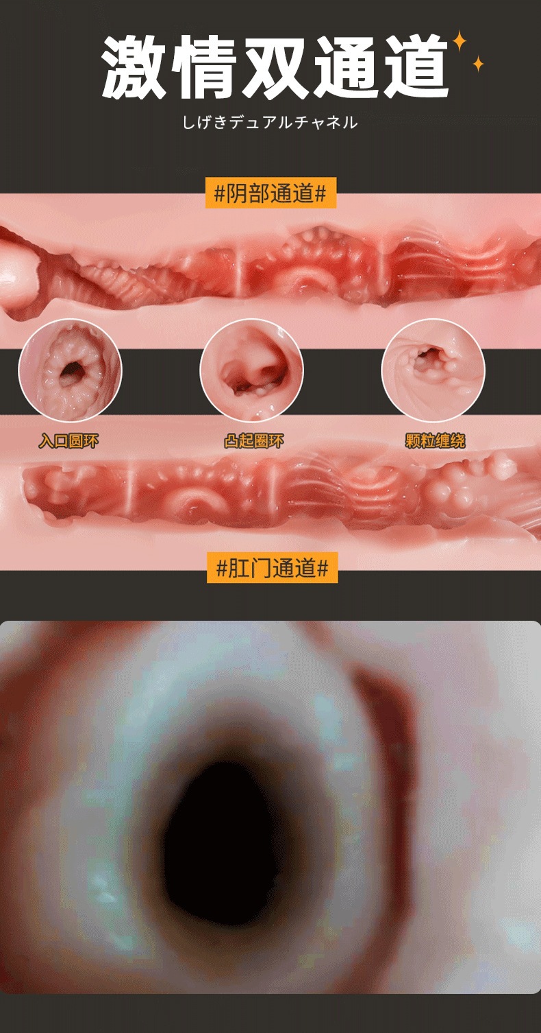 Male Masturbation Device Half-Body Realistic Doll with Breast and Buttocks Mold, TPE, Manual — detail image 7