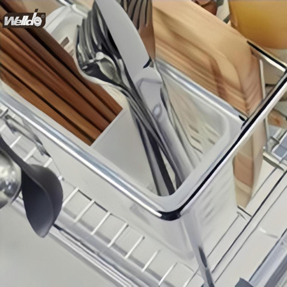 Welldo纬东 厨房地柜抽屉式功能拉篮橱柜抽屉式功能调味拉篮