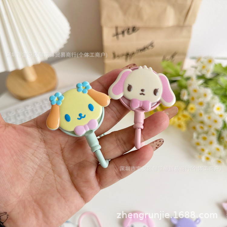 Cartoon Hook for Student Backpacks, Desktop Bag Hanger, Detachable, Adhesive-Free, Portable Bag Hanger for Outings