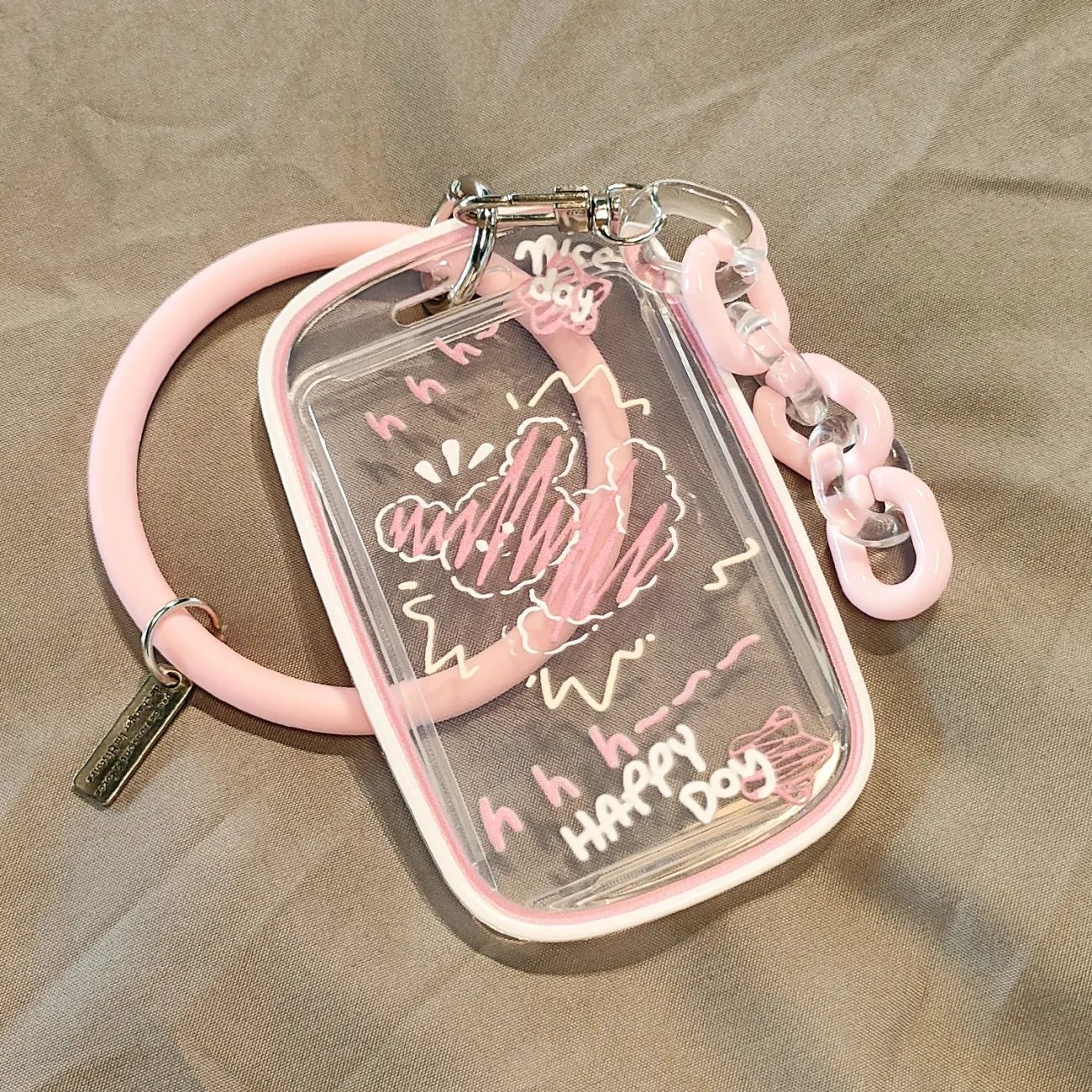 小狗公交卡套校園卡地鐵卡工作證 ins卡套飯卡身份證接送卡保護套