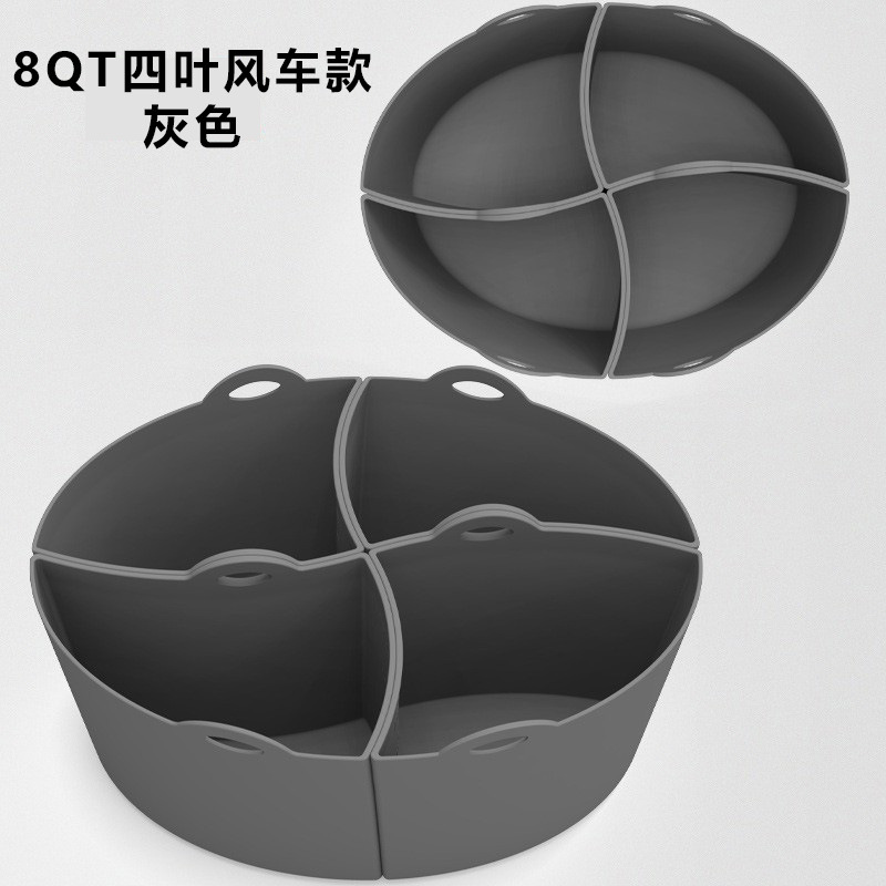 8QT 네잎 윈드 브레이커 (그레이)