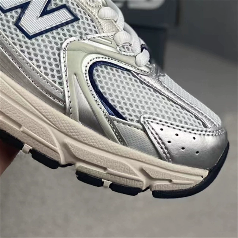 Nb530 Putian Chunyuan Летняя дикая низкая банда ретро серебро дышащая легкая сетка повседневная обувь для бега на открытом воздухе