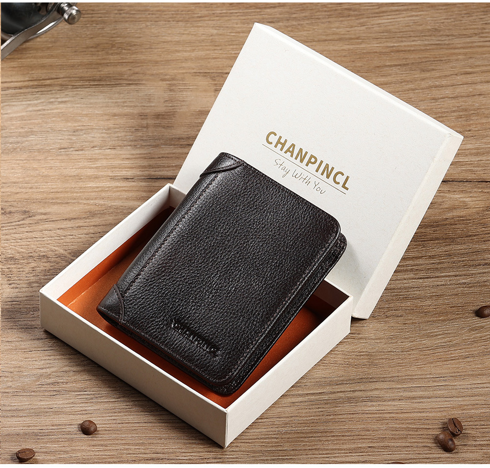 150g Weight Polyester Lining Material Zipper Closure Type Small Wallets Bags Type 1 Piece Quantity Casual, Daily Occasion Genuine leather Material Solid Color Pattern All Seasons Season Men's Gender Sewing Thread Design Simple Style Style Square Shape Men's Solid Color Genuine Leather Zipper Small Wallets