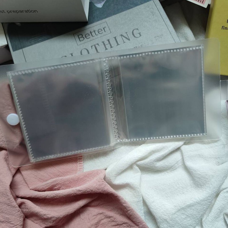 3寸正方形杯垫盲盒卡片8×8收纳册收集册名片册卡收藏本手账相册