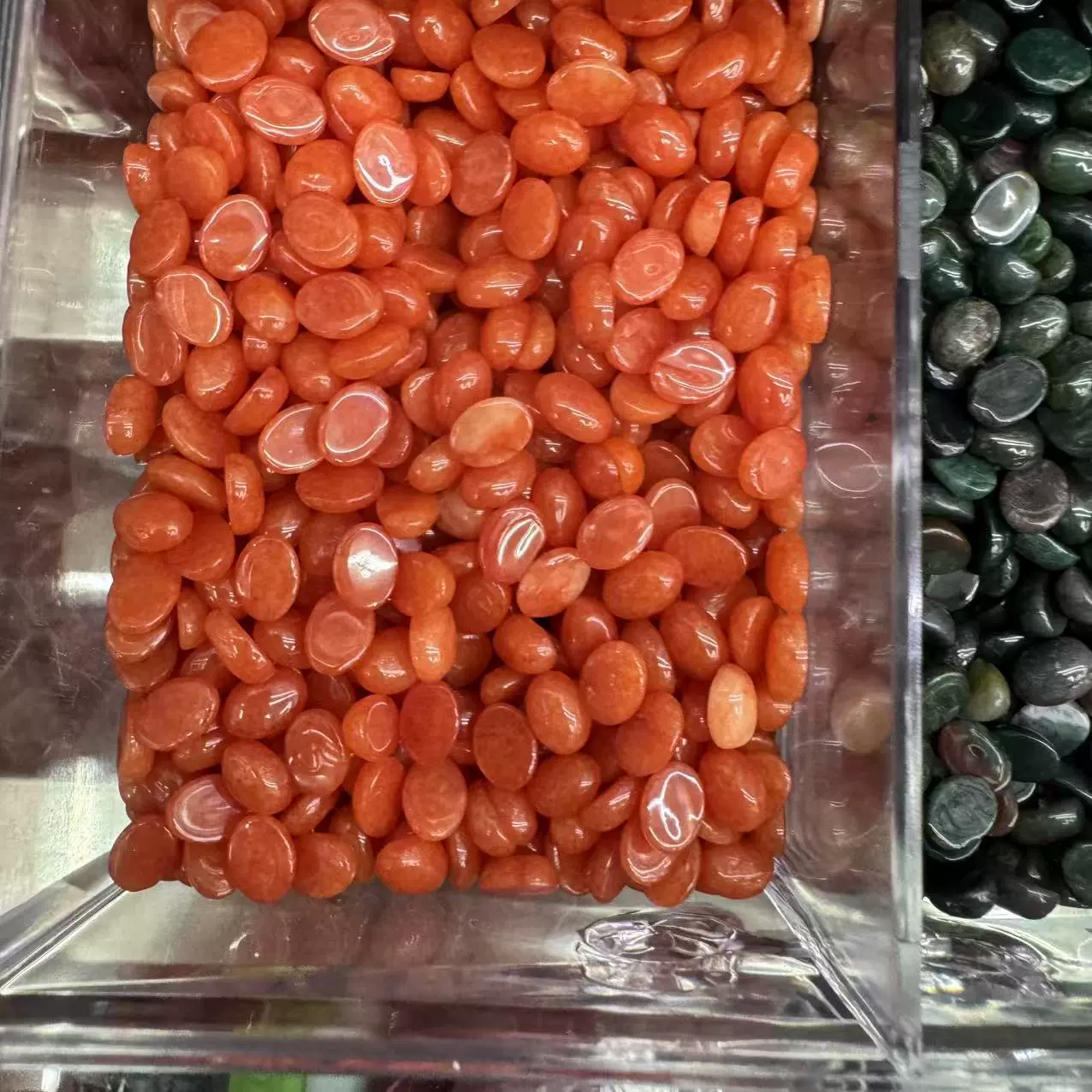 Organic gemstone for ring, accessories, 6x, x8, DIY
