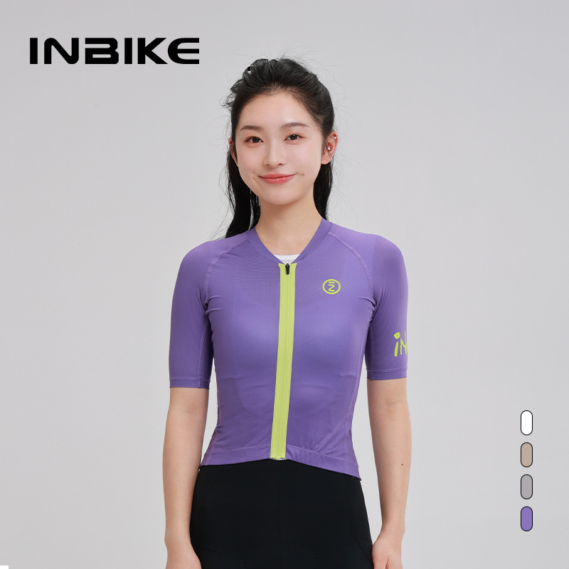 Inbike Cycling Clothing Women's Spring and Summer 2025 New Thin Short-Sleeved Bicycle Road Bike Short-Sleeved Tops Are Fun