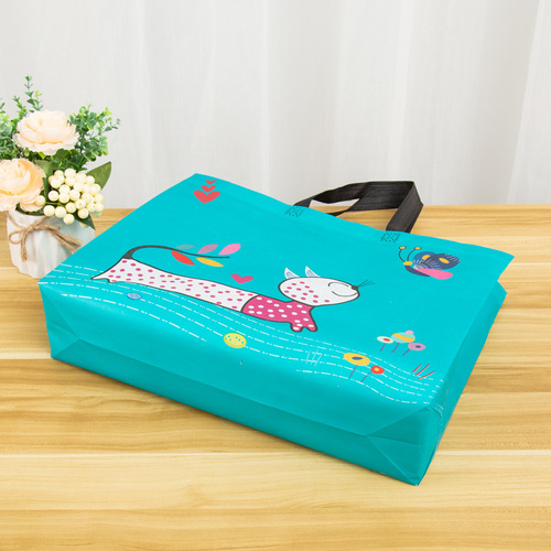 Cute Print Gift Bag, Easy to Fold, Non-woven Handbag, Children's Costume, Eco-friendly Shopping Bag, Logo Can Be Printed