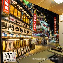 壁纸居酒墙纸屋寿司店装饰日本日式风街景和餐馆日料拉面建筑背景
