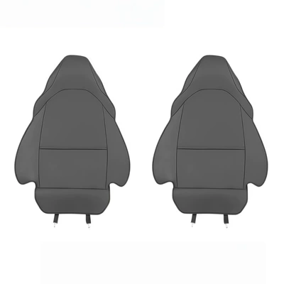 Interior decoration, Chair back anti-kick pad - high-performance-version-modely3-seat-anti-kick-pad-single-pocket-black-2-piece-set