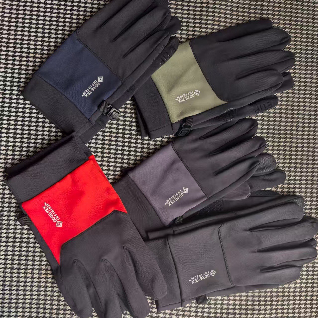 Outdoor sunscreen breathable quick-drying men's and women's gloves spring and summer ice silk light micro velvet sweat-absorbent riding touch screen windproof non-slip