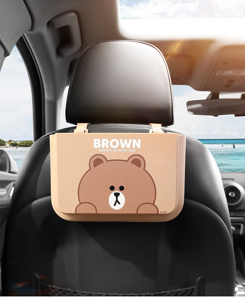 Cartoon Car Air Vent Storage Box, Car Storage Supplies, In-Car Storage Box, Storage Container, Phone Storage Bag