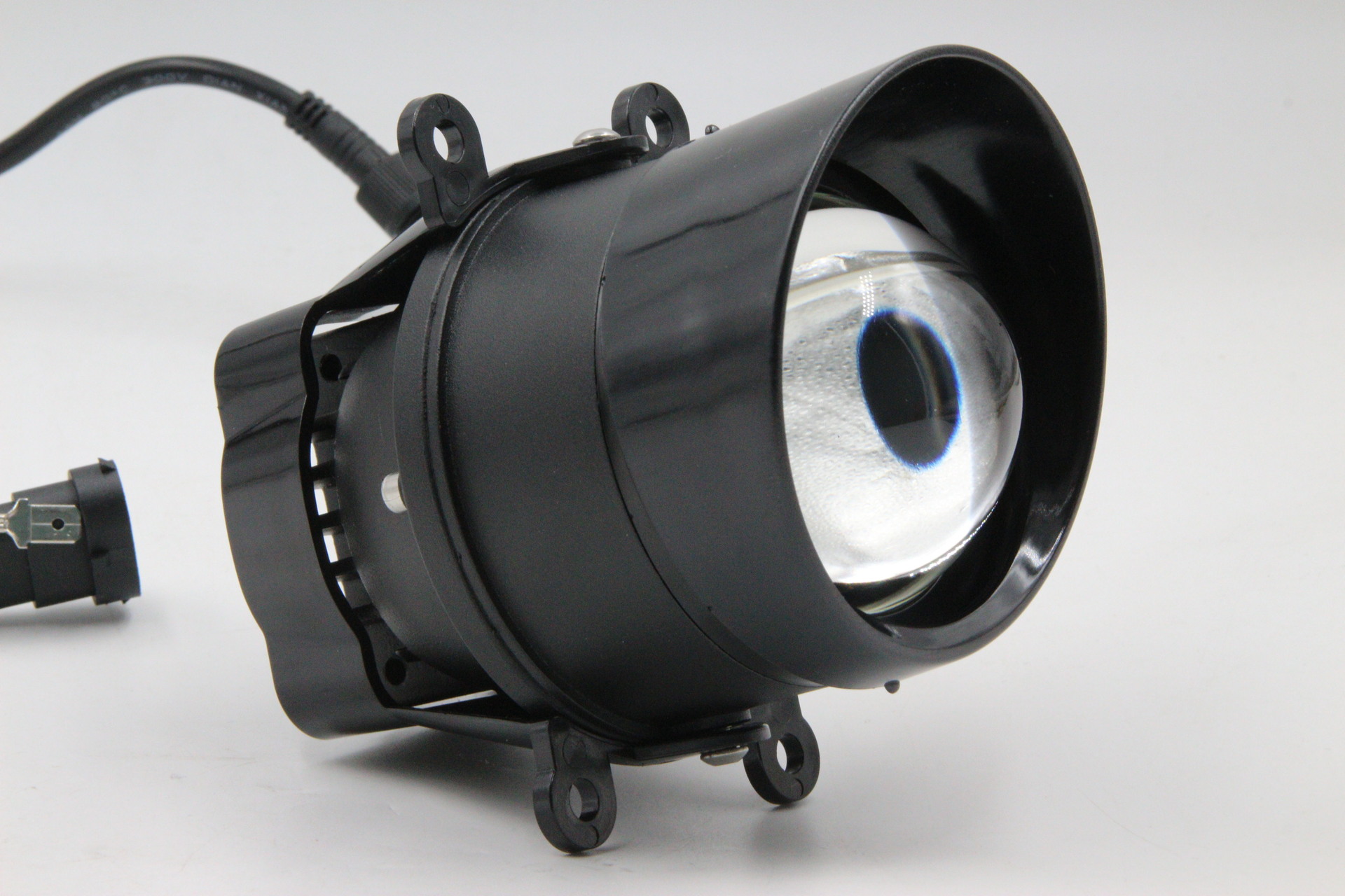 Luz antiniebla J1 de doble lente, bombilla LED de 3.0 pulgadas, ultrabrillante, integrada para luz de lejos y de cerca, universal de 9-36V.
