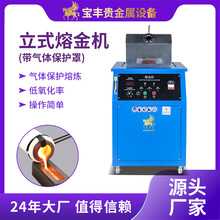 宝丰立式熔金机 首饰设备加工 气体保护快速熔金 金属熔炼炉厂家