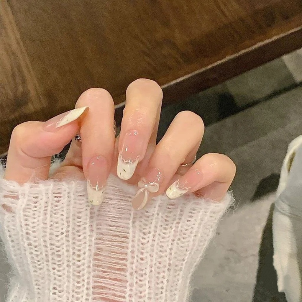 Temperamento de manicure desnudo, brillante, suave, versátil, puro deseo de sentir la atmósfera, blanquear, usar productos terminados de uñas