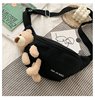 Cartoon belt bag, shoulder bag, chest bag, small bag one shoulder, backpack, with little bears, Korean style