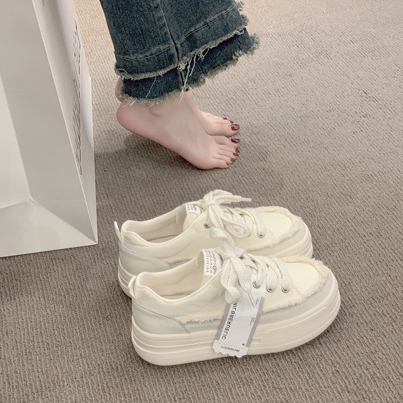 Zhao Lu Si estilo campus con zapatos de lona nicho muffin 2024 nuevos zapatos de skate casuales