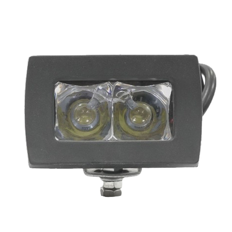 3-pulgadas cuadrado LED10W luz de trabajo lámpara de coche lámpara de modificación lámpara de marcha atrás lámpara de motocicleta lámpara auxiliar