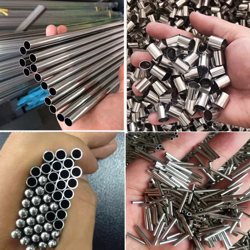 304不锈钢毛细管 空心圆管针管 精密管 圆柱钢套管轴套 激光加工
