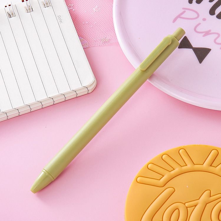 Macaron Morandi retro pluma de gel pluma estudiante combinación papelería suministros de oficina a base de agua firma pluma