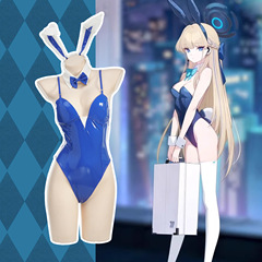 Two-dimensional role-playing Azur File Route sexy patent leather bunny girl Asuka Asuna C1008