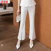 20201春夏款韩版休闲裤女裤垂感拖地直筒裤女长裤正装裤9分裤西裤|ru