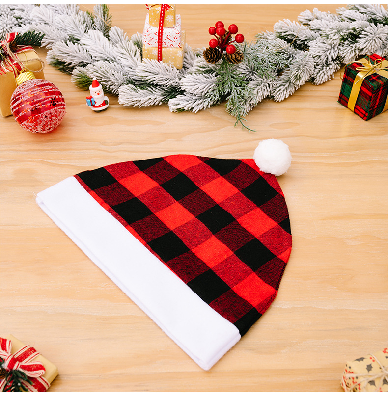 Karácsonyi díszek Piros és fekete kockás autósüléshuzat vastagított autósülés háttámla huzat fejtámla huzat párnahuzat_voghion.com