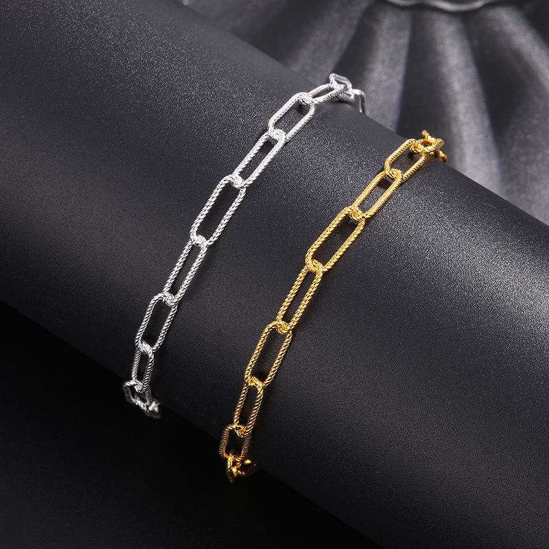 S925 Sterling Silver Cross Chain Bracelet Light Luxury Fashion All-match High-end Sense Bracelet 2025 New Fashion Bracelet