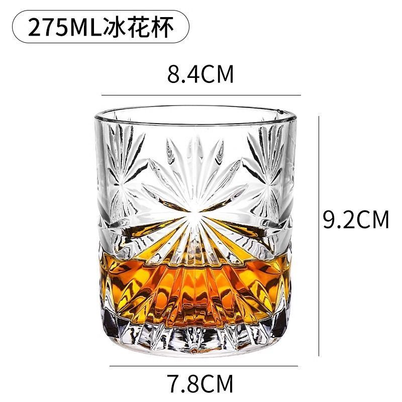 Vaso de whisky de cristal de copa de vino de estilo europeo copa de vidrio de copa de vino vino de copa de vino de bar fábrica
