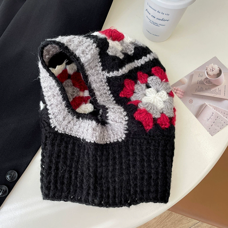 Зимняя crochet handmade, теплая вязанная шерстяная шарф, корейский стиль