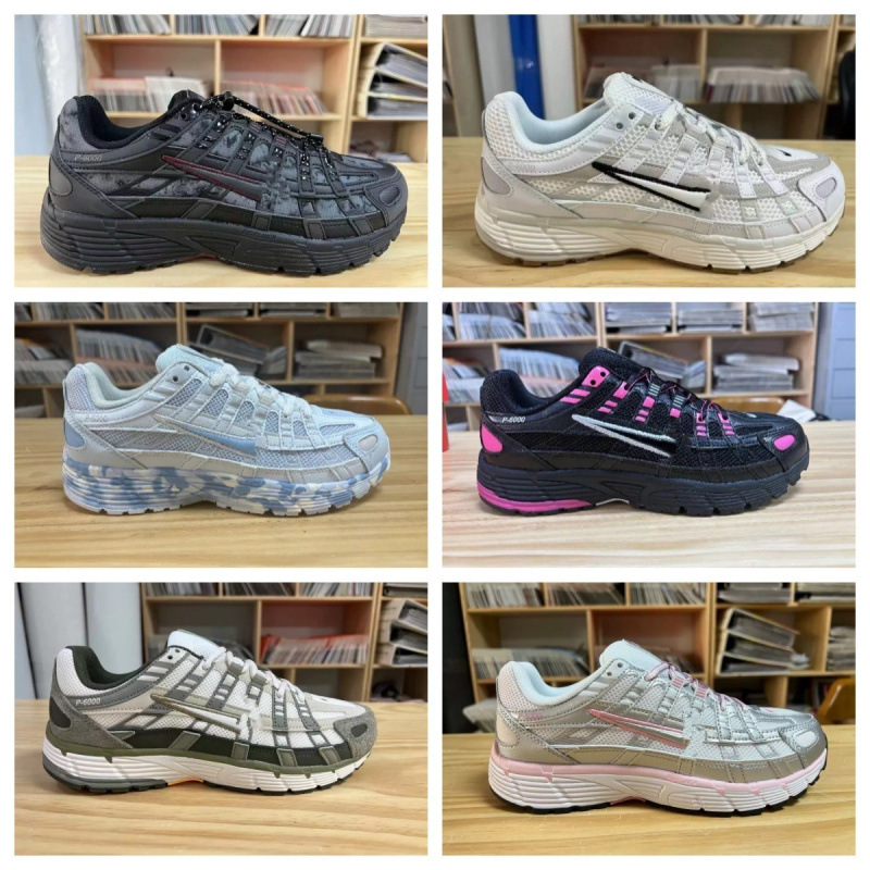 In-stock Putian shoes P6000 casual unisex couple versatile mesh breathable non-slip low-top dad sneakers In-stock Putian shoes P6000 casual unisex couple versatile mesh breathable non-slip low-top dad sneakers