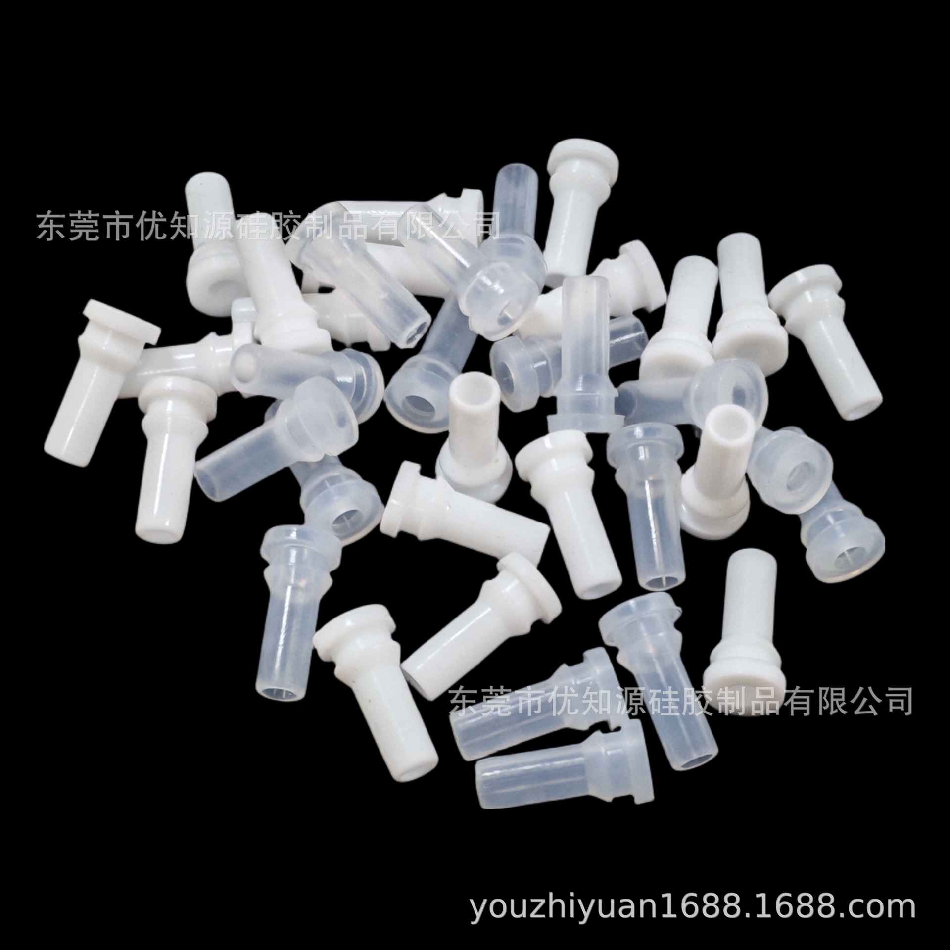 霓虹灯护线套 8*16mm白色长型过线圈 电源电线硅胶保护套